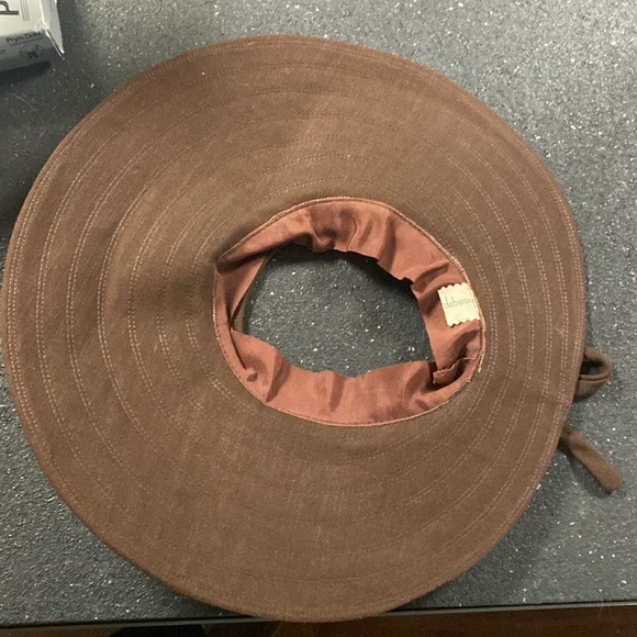 DebWay wide brim 50s vintage brown hat main image 6